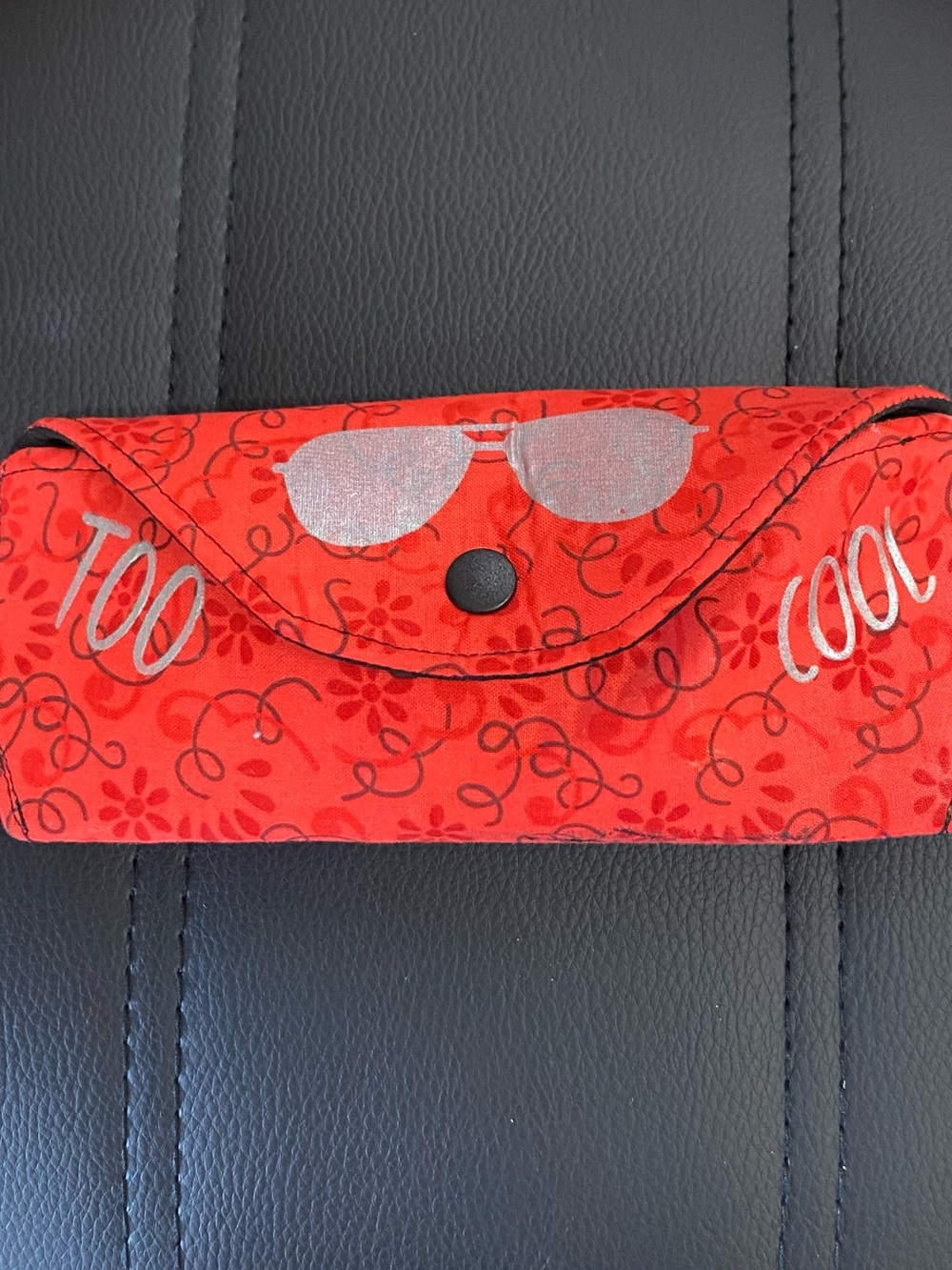 Red Glasses/Sunglasses Case